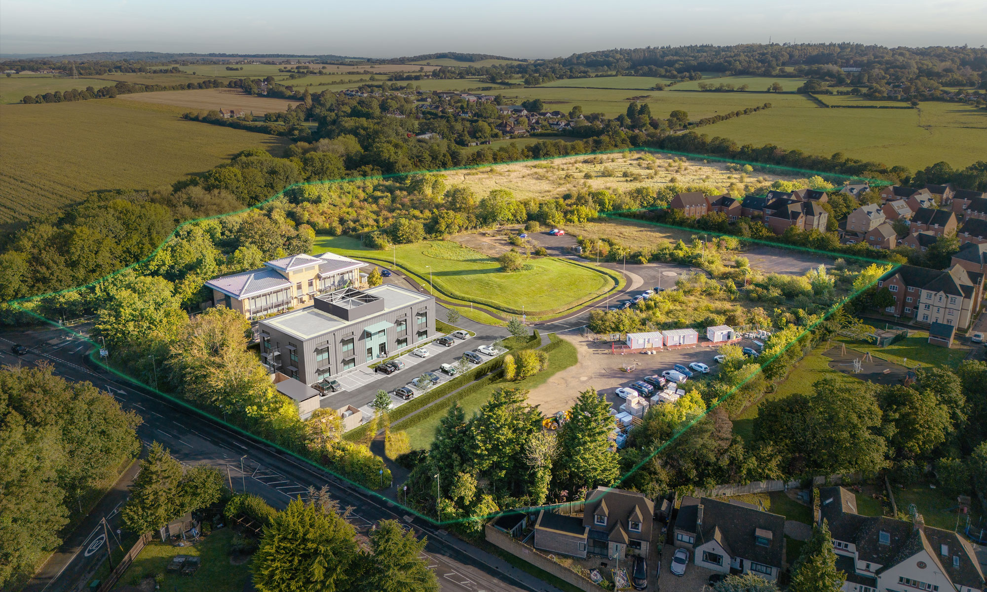 Wootton Science Park Aerial Photo 2024